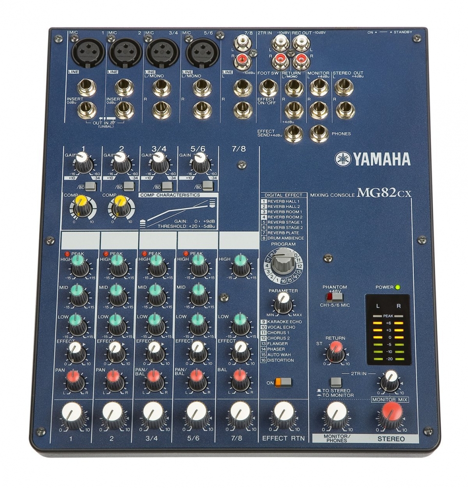  bộ trộn âm mixer Yamaha MG82CX